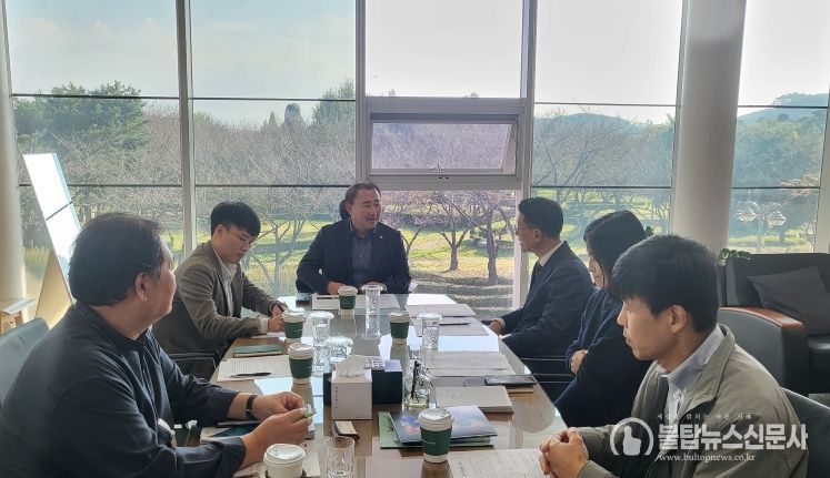 경기도의회 김철진 의원, 경기도미술관 수장고 및 야외 경관조명 설치 현장 점검