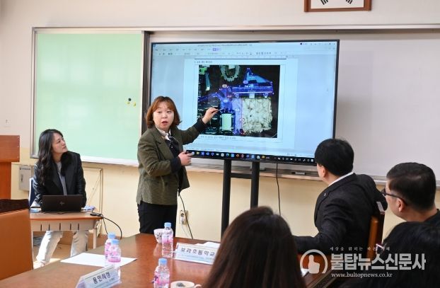 전자영도의원, 보라초 교육환경 개선 간담회