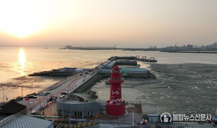 오이도항 드론사진