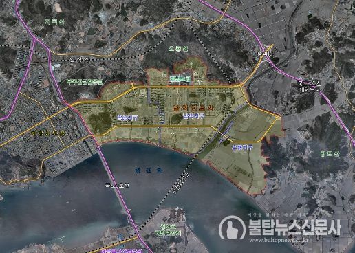 택시 사업구역 통합 구간도