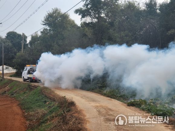 농가 주변 차량 소독