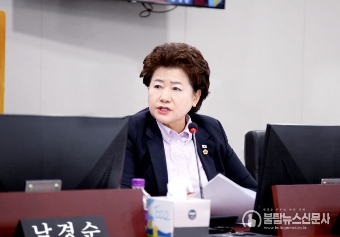경기도의회 남경순 부의장, 경기도일자리재단 대표이사 인사청문회 후보자 공직 수행능력 및 인성 관련 질의