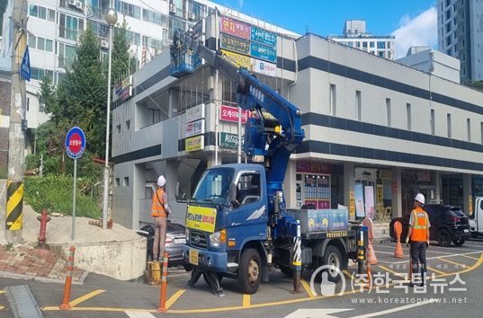 무연고 노후 간판 일제 정비 추진