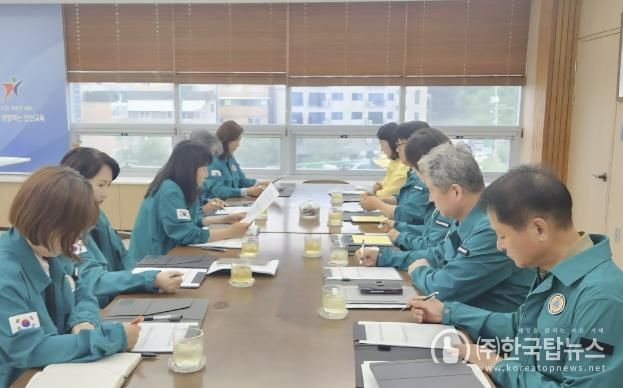 안산교육지원청, 경기도의회 장윤정의원과 2025년 여름철 자연재난 대비 안전대책회의 실시