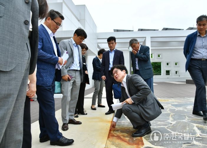 모담도서관, 김포반다비체육센터 등 현장행정 실시