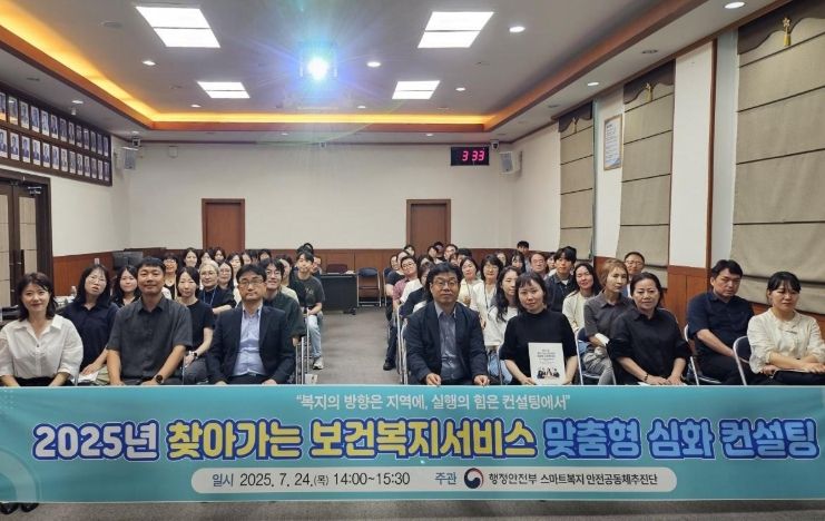 2025년 찾아가는 복지서비스 맞춤형 심화 컨설팅