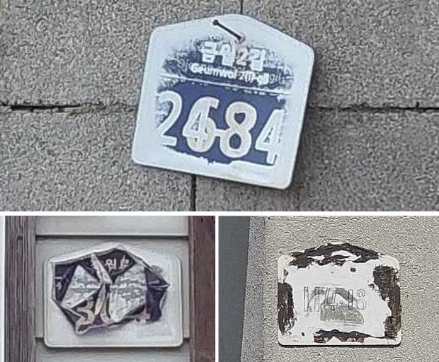 노후 건물번호판 일제 정비