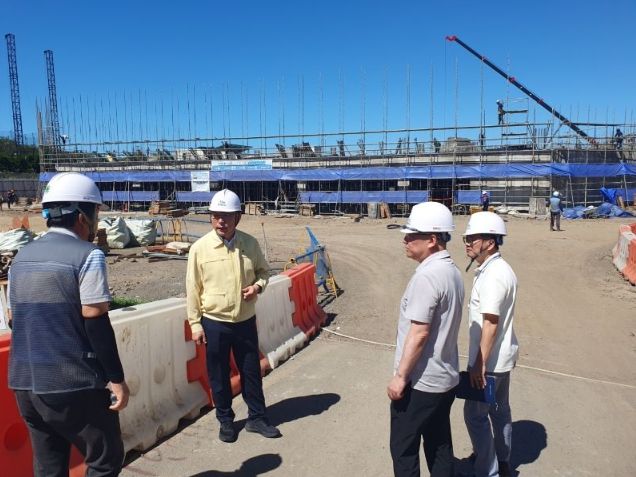 서귀포시, 폭염 대비 현장 근로자 격려 및 온열질환 예방 강화