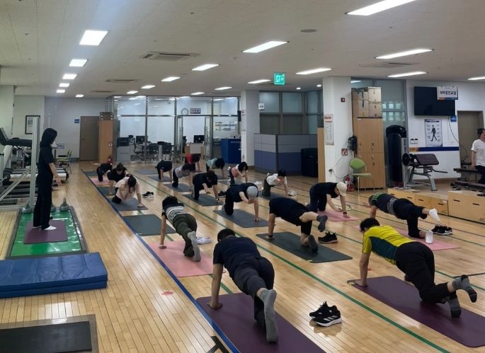 순천체력인증센터에서 체력 측정 후 접수