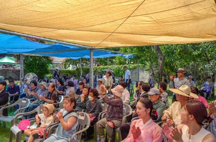 수경당 묵은지&쌀귀리 축제 현장 모습.