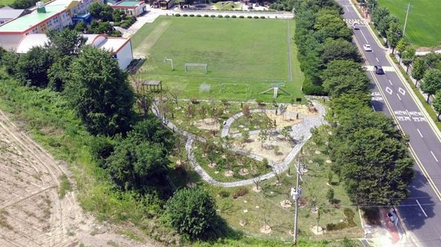 임실군, 학교 숲 조성 사업 완료