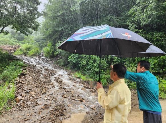 임실군, 집중호우 대비 산사태 취약지 등 긴급 현장 점검 실시
