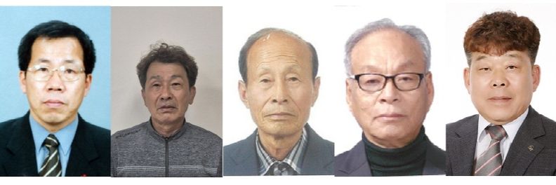 예천군민상(장면식/장병두/최명순/김주홍/엄흥용)