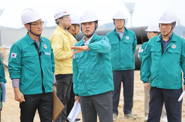 최재형 군수, 민선8기 주요 사업장 현장 점검