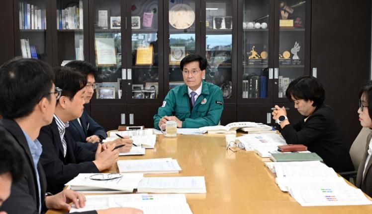 2026년 주요업무계획 보고회 개최 장면