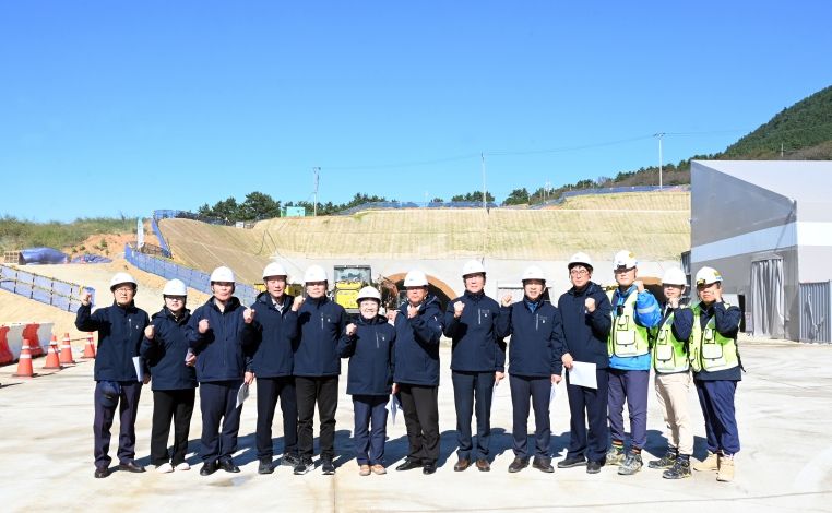 남해~여수 해저터널 건설사업 현장