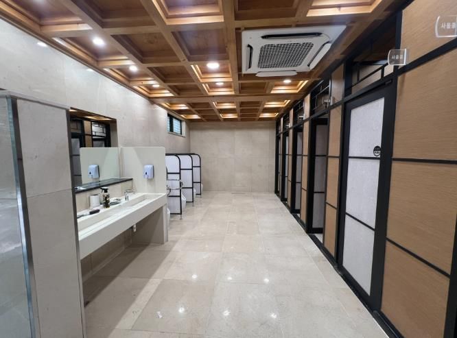 불국사 화장실 리모델링 내부 전경