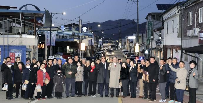 괴산군, 불정면 목도리 일원 LED 가로등 64개소 설치 완료