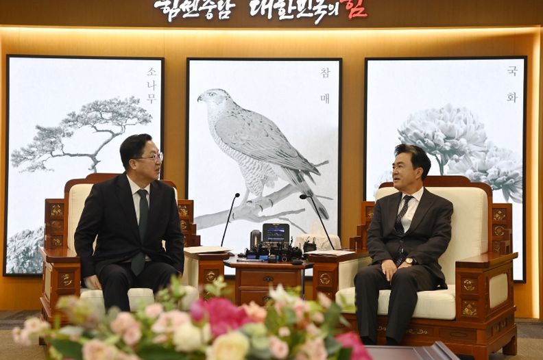김태흠 충남지사, 이장우 대전시장과 비공개 회동