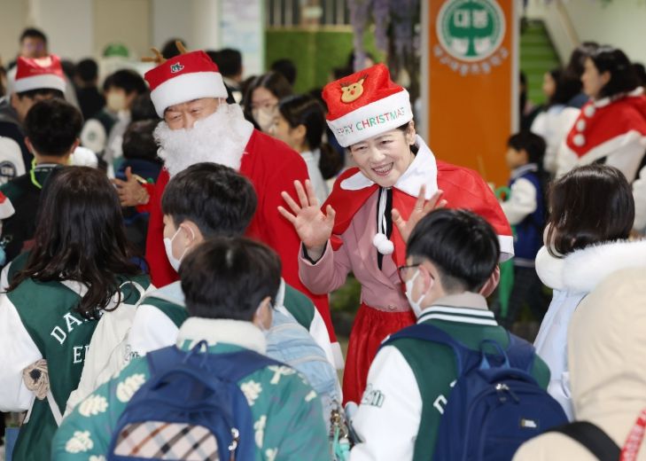 대구대봉초등학교, 교육감과 함께 ‘CARES UP 사랑 나눔 DAY’ 운영
