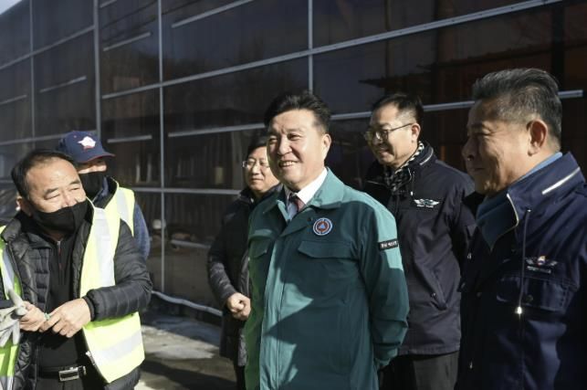 최재구 예산군수 거점소독시설 방문 모습