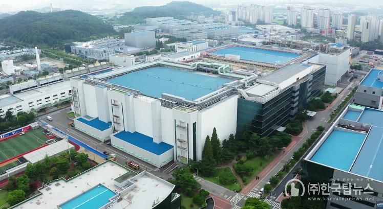 천안시 제3일반산업단지 내 삼성전자.