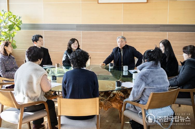 윤환 계양구청장, 새해 맞아 교육 현장 방문