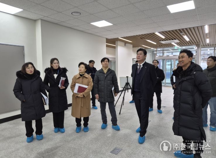 용현3동 행정복지센터 신축 공사 현장점검