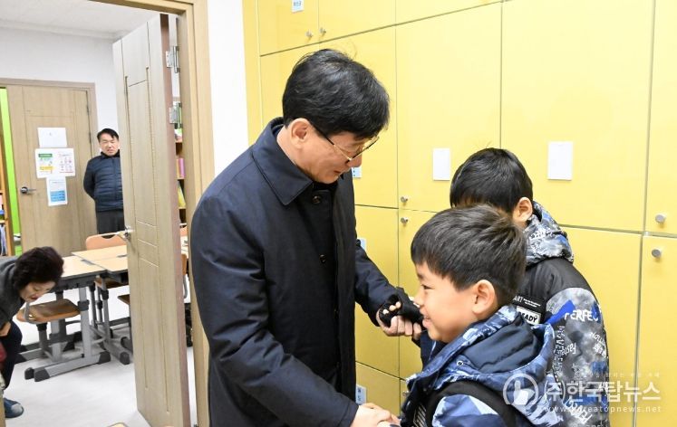 최훈식 군수 사회복지 시설 위문