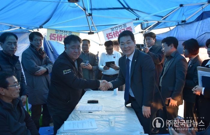 권익현 부안군수, 초고압 송전철탑 백지화 대책위원회 소통 추진