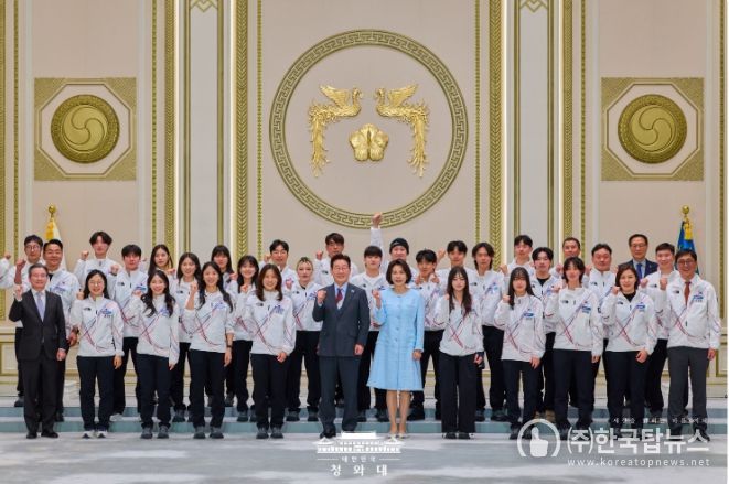 동계올림픽 선수단 격려 오찬(청와대)