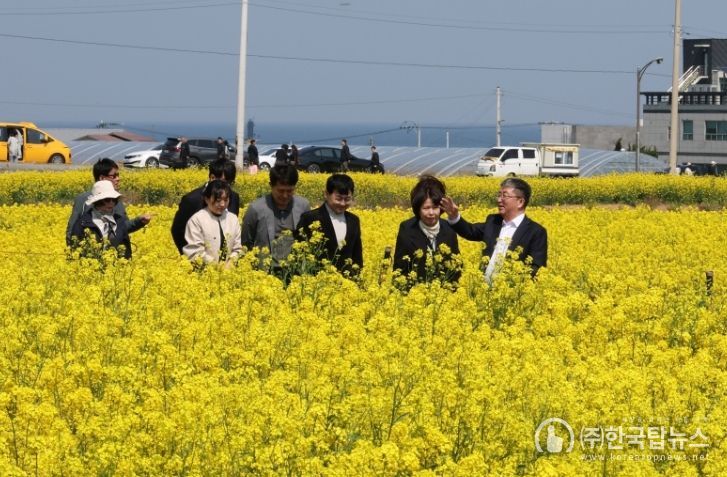 장상길 포항시장 권한대행, 호미곶 경관농업단지 현장 점검