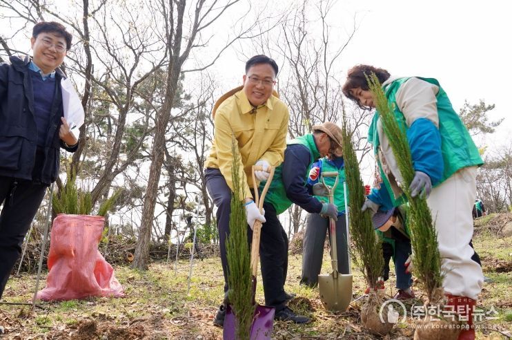 목포시 나무심기 행사